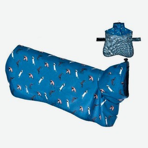 Дождевик для собак синий