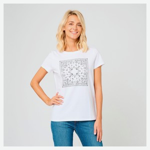 Футболка женская InExtenso с коротким рукавом белая, р. XS-XXL