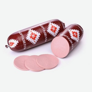 Колбаса вареная «Брестский мясокомбинат» Мортаделла Беларусь, ~ 800 г цена за 1 кг