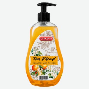 Средство для мытья посуды Unicum Fleur D Orange, 550 мл