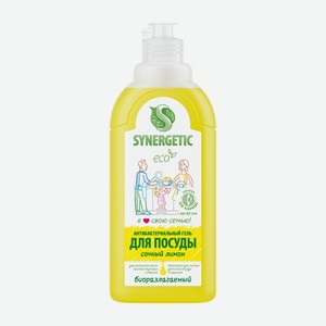 Средство для мытья детской посуды Synergetic Сочный Лимон 500 мл
