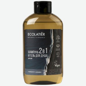 Шампунь и гель для душа Ecolatier 2в1 Грейпфрут & Вербена мужской 600мл, 600 мл