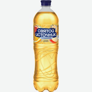Лимонад СВЯТОЙ ИСТОЧНИК Груша-цитрус, газированный, 1л