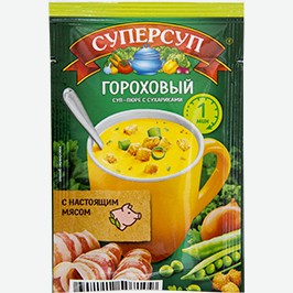 Суп-пюре Быстрого Приготовления Суперсуп, В Ассортименте, 17-21,8 Г