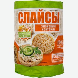 Слайсы Плати Меньше - Живи Лучше, Злаковый Коктейль, 100 Г
