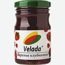Варенье Велада, Клубничное, 250 Г