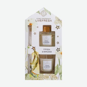 Подарочный набор: аромадиффузор, 50 мл, свеча, в ассортименте