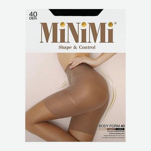 Женские колготки черные 40 den р.4 Minimi Body Form