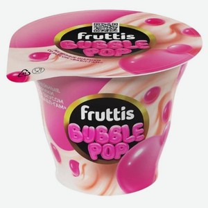 Йогурт Fruttis со вкусом Бабл-Гам и желейными шариками 4.4%, 180г