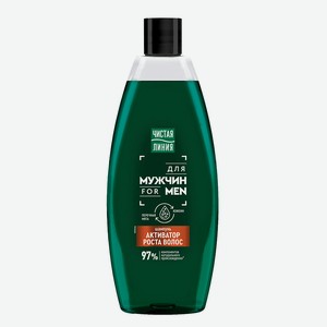 ЧИСТАЯ ЛИНИЯ Шампунь для мужчин для активации роста волос, 600 мл
