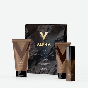 ESTEL Набор для бритья ALPHA, 150 мл; 100 мл; 100 мл