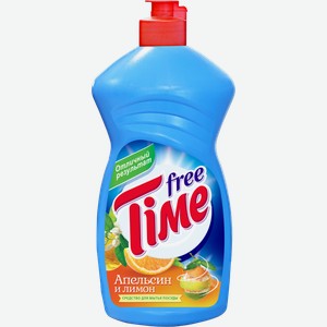 Средство для мытья посуды Free Time Апельсин и лимон 450г