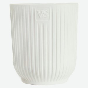 Горшок для цветов VipSet Эйва белый, 15 см