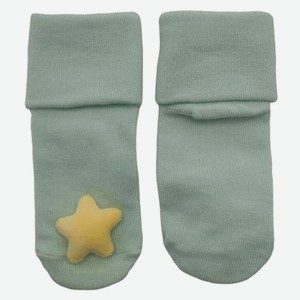 Носки для малышей с игрушкой голубые, р 1-2 года