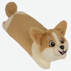 Игрушка мягкая Щенок Корги, бежевый 55 см