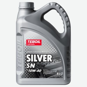 Масло моторное Teboil Silver SN 10W-40 синтетическое, 4 л