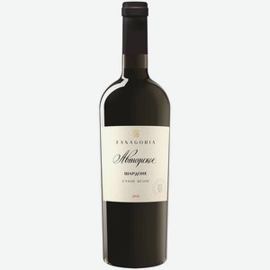 Вино Fanagoria Авторское Шардоне белое сухое 12-14% 750мл, 750 мл