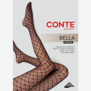 Колготки женские CONTE Fantasy Bella 20 den р. 4 nero, Арт. 24С-81СП