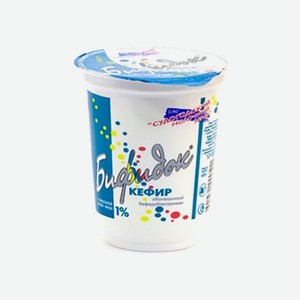 Бифидок Судогодский молочный завод, 1%, обогащенный бифидобактериями, 400 г, пластиковый стакан