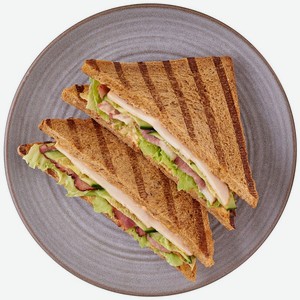 Клаб Сэндвич двойной с курицей и беконом Перекрёсток Select, 200г