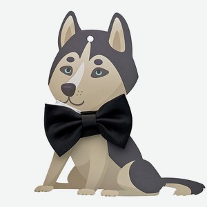 FRIEND OF MINE Аксессуар для собак BLACK BOW #FOM_seriousmister, 1 шт.