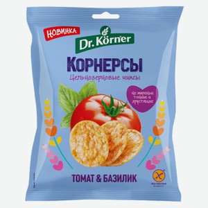 Чипсы Dr.Korner кукурузно-рисовые цельнозерновые с томатом и