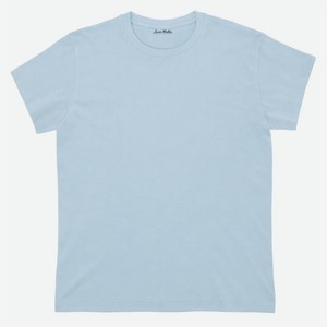 Футболка женская базовая L015/7,р.52,ГОЛУБОЙ