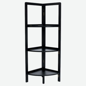 Стеллаж Actuel Бамбук черный, 27x28x85 см