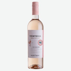 Вино Ventessa Пино Гриджио Розе розовое полусухое Италия, 0,75 л
