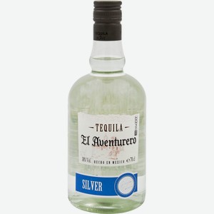 Напиток спиртной EL AVENTURERO Текила Silver алк.38%, Бельгия, 0.7 L
