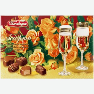 Конфеты Победа Вкуса Ассорти шоколадные 120г, 120 г