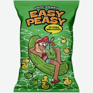 Чипсы картофельные Easy Peasy Огурец Малоссольный (Malossol) 70 г