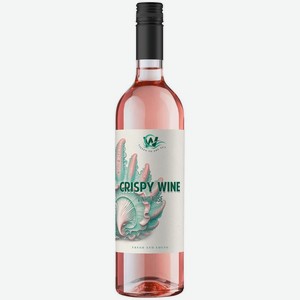 Вино Crispy Wine Vinho Rose розовое полусухое 10.5%, 750мл, 750 мл