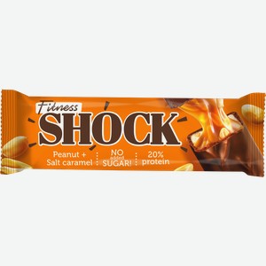 Батончик глазированный Fitnes Shock Карамель 50г