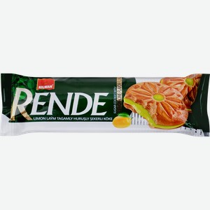 Печенье сахарное RENDE с начинкой со вкусом лимон лайм, 61г