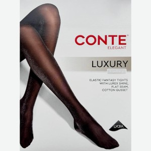 Колготки женские CONTE Fantasy Luxury 30 den р. 4 nero, Арт. 22С-138СП