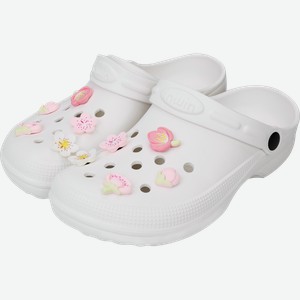 Сабо женские INWIN цвет молочный, черный, Арт. FFC03-17