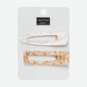 Заколка для волос, INSTYLE, 2 шт., в ассортименте