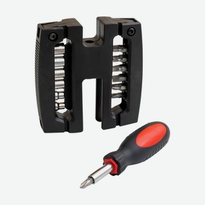 Набор бит и торцевых головок с рукояткой, Master Hand, 19 предметов