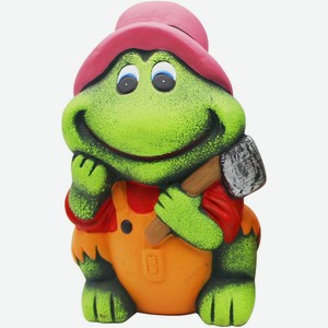 Фигурка Лягушка декоративная садовая, 14х13х23см