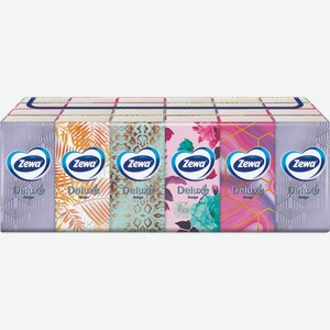 Носовые платки Zewa Deluxe Design 3 слоя 10шт