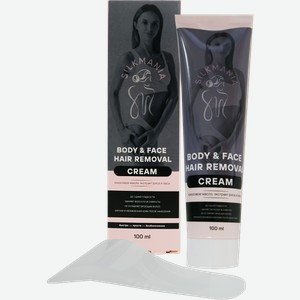 Крем для депиляции Silkmania для лица и тела 100мл