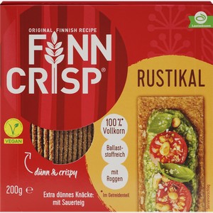 Хлебцы ржаные FINN CRISP Rustikal хрустящие с тмином, 200г