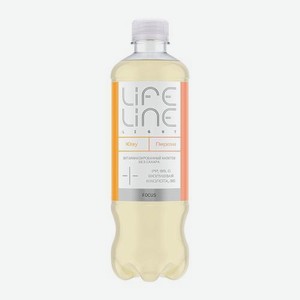 Напиток Персик-юзу Lifeline Focus Light 500мл