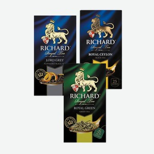 Чай Черный Richard В Ассортименте 25 Пакетиков