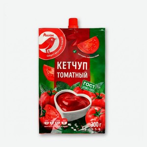 Кетчуп томатный АШАН Красная птица, 300 г
