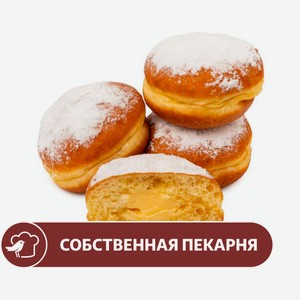 Пончик АШАН с банановой начинкой, 70 г