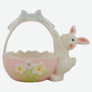 Конфетница Зайчик Пасха, 19,5х12х17,5 см