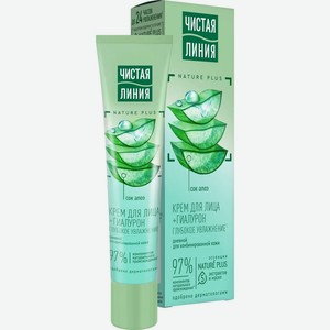 Крем для лица Чистая линия nature plus увлажняющий для комбинированной кожи дневной, 40 мл