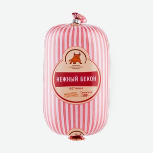 ВЕТЧИНА НЕЖНЫЙ БЕКОН 410Г. Цена указана по карте  Премия . Цена без карты 147,35 руб